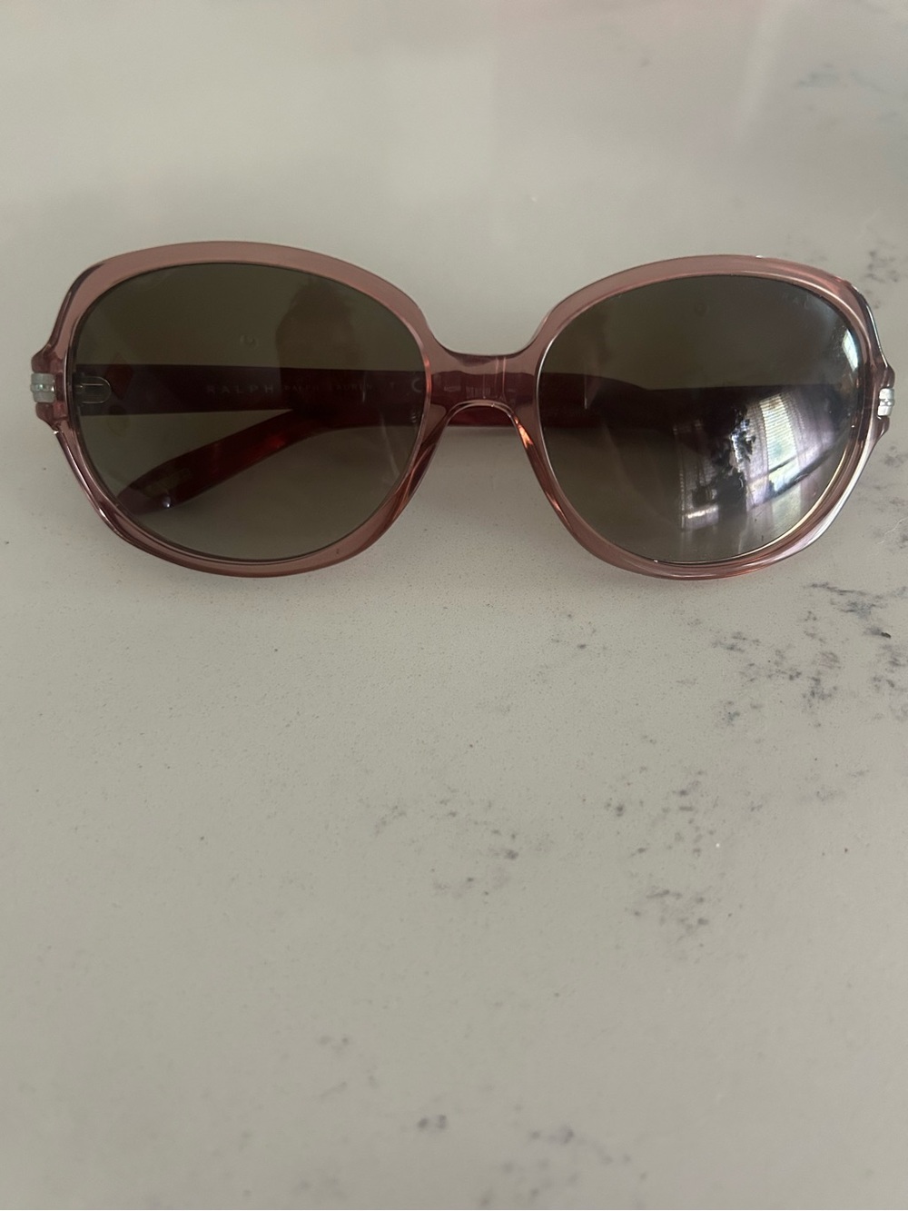 Ralph Lauren Pink Oversized Women's Sunglasses